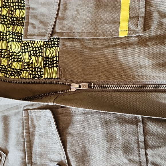 NWOT Women's Army Green Guess LA Button Up Jacket with Fringe Size S - Picture 5 of 9